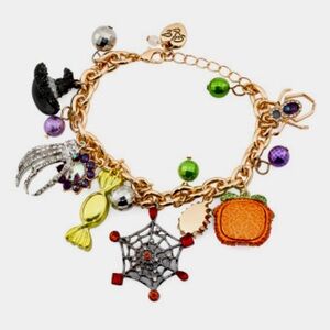 Betsey Johnson Halloween Flex Charm Bracelet